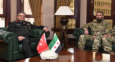 Genelkurmay Başkanı Bayraktaroğlu, Suriye Hava Kuvvetleri Komutanı Hawary'yi kabul etti