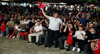 Giresun'da milli maç coşkusu 
