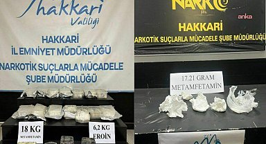 Hakkari’de 26 Kilo uyuşturucu ele geçirildi