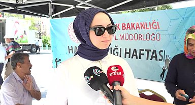 Halk Sağlığı Haftası kapsamında Aksaray'da kanser taraması yapılıyor