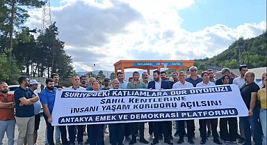 Hatay'dan Dünya Barış Günü mesajı Yayladağı Sınır Kapısı'ndan verildi: 