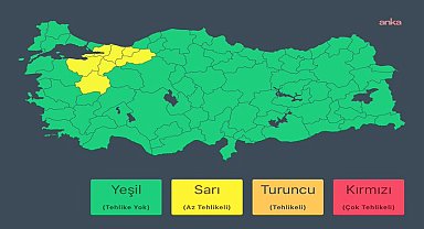 İçişleri Bakanlığı: 6 Eylül Cumartesi günü yurdun kuzeybatı kesimlerinde gök gürültülü sağanak yağış görülecek
