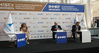 İzmir'de 11. Uluslararası Madencilik, Doğal Kaynaklar ve Teknolojileri Fuarı... Madencilik ve ekonomi masaya yatırıldı