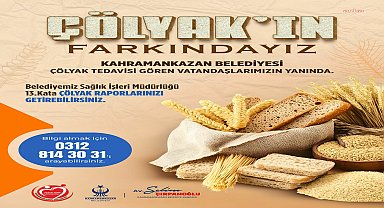 Kahramankazan Belediyesi'nden çölyak hastalarına destek