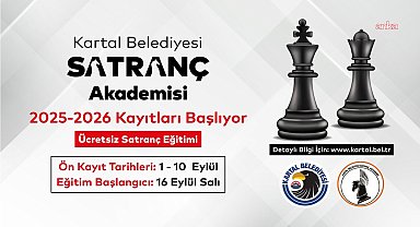 Kartal Belediyesi Satranç Akademisi’nde yeni dönem kayıtları başladı
