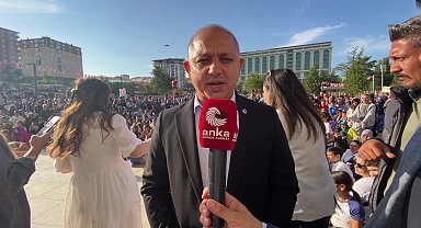 Kırıkkale’de Çocuk Şenliği renkli görüntülere sahne oldu