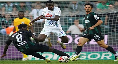 Kocaelispor evinde Çaykur Rizespor ile 1-1 berabere kaldı