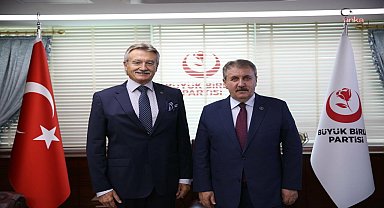 Kürşat Tüzmen'den Mustafa Destici'ye ziyaret