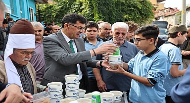 Kütahya Belediyesi'nden Ahilik Haftası’nda vatandaşlara pilav ikramı