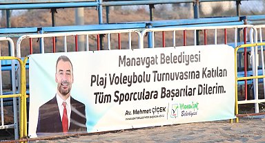 Manavgat Belediyesi Plaj Voleybolu Halk Turnuvası başladı