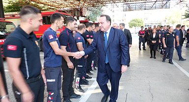 Manisa Büyükşehir Belediye Başkanı Dutlulu, İtfaiye Haftası'nı kutladı: 