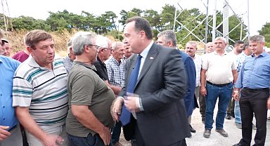 Manisa Büyükşehir Belediye Başkanı Dutlulu, Soma’daki asfalt çalışmalarını yerinde inceledi