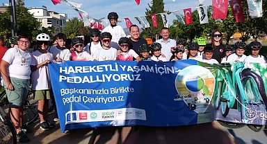 Manisa Büyükşehir Belediyesi'nden Avrupa Hareketlilik haftası dolayısıyla ‘Hareketli Yaşam İçin Pedallıyoruz’ etkinliği