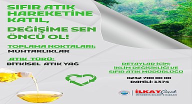 Menderes Belediyesi’nden atık yağ seferberliği