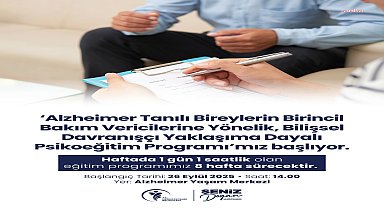 Merkezefendi Belediyesi'nden Alzheimer tanılı bireylerin yakınlarına özel psikoeğitim 