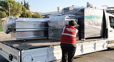 Merkezefendi’den Didim Belediyesi’ne mama üretim makinesi desteği