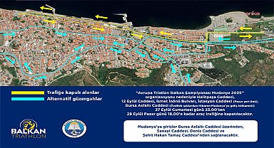 Mudanya’da, Avrupa Triatlon Balkan Şampiyonası heyecanı başlıyor