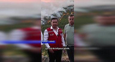 Muğla Büyükşehir Belediye Başkanı Aras: Yangınları söndürme çalışması devam ediyor