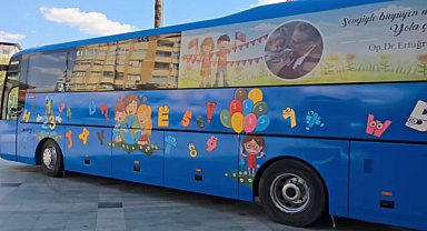 Nazilli Belediyesi'nden köy çocuklarına özel proje: Masal otobüsü
