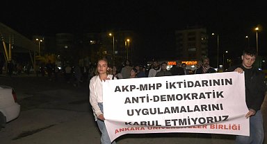 Öğrencilerden, kayyum atamalarına karşı yürüyüş protestosu... ''Bu irade gaspı son bulacak; direnenler mutlaka kazanacak''