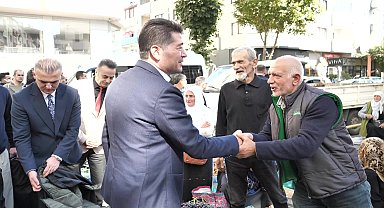 Ortahisar Belediye Başkanı Kaya, pazar esnafıyla buluştu