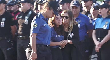 Şehit polis Ömer Amilağ için İzmir’de tören düzenlendi 