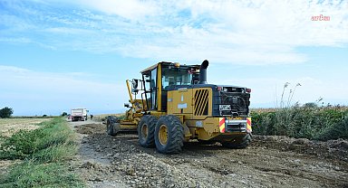 Şehzadeler Belediyesi’nden ova yollarında bakım çalışması
