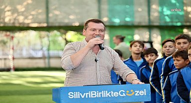 Silivri Belediye Başkanı Balcıoğlu, Yaz Spor Okulları kapanış törenine katıldı... “Çocuklarımızın sporla, sanatla, bilimle büyümesini istiyoruz”