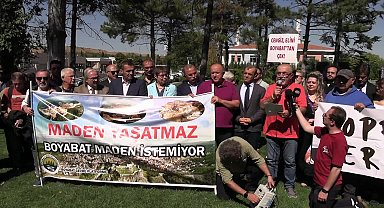 Sinop Boyabat Çevre Platformu, Boyabat'taki bakır madeni projesine ilişkin yürütülen ÇED sürecinin durdurulmasını talep etti