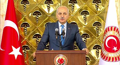 TBMM Başkanı Kurtulmuş, Kıbrıslı muhtarlarla buluştu