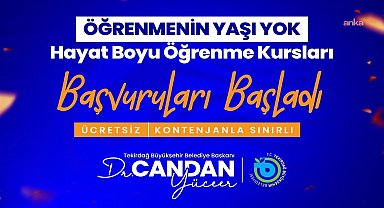 Tekirdağ Büyükşehir Belediyesi'nin kültür, sanat ve spor kursları başlıyor