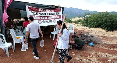 Tunceli’de tekstil işçilerinin eylemi 43’üncü gününde devam ediyor
