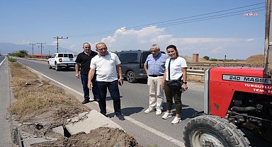  Turgutlu Belediye Başkanı Akın, yağıştan etkilenen bölgeleri inceledi 