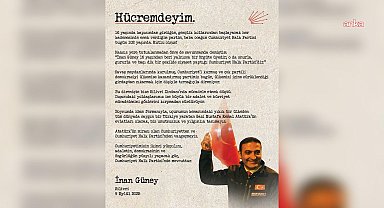 Tutuklu Beyoğlu Belediye Başkanı İnan Güney'den CHP'nin 102. kuruluş yılı mesajı