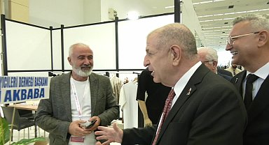  Ümit Özdağ, Ankara Hazır Giyim ve Moda Fuarı’nı ziyaret etti
