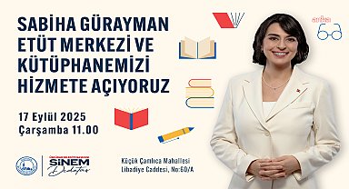Üsküdar Belediyesi, Sabiha Gürayman Etüt Merkezi ve Kütüphanesi’ni hizmete açıyor