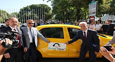 Yerli yazılımla geliştirilen “Bursa Taksi” uygulaması hizmete girdi