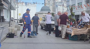 Yozgat Belediyesi'nden drone destekli sigara izmariti uygulaması