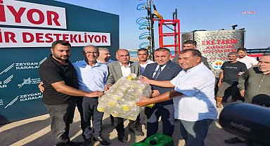 Yumurtalıklı çiftçiye ilaçlama makinesi ve zararlı böcekler için tuzak desteği