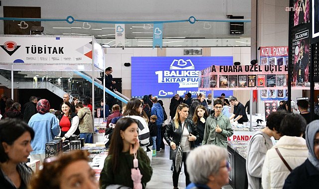 1. Balıkesir Kitap Fuarı, yoğun ilgiyle devam ediyor