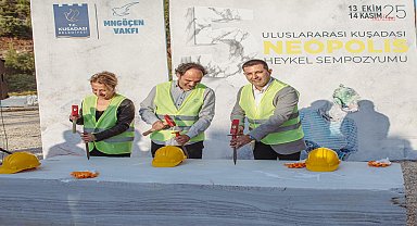 5'inci Uluslararası Kuşadası Neopolis Heykel Sempozyumu başladı