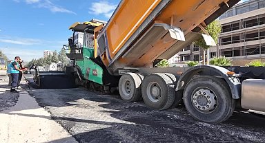 Adıyaman Belediyesi, Filamingo Yolu’nda asfalt serimine başladı