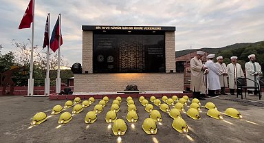 Amasra'daki grizu faciasında hayatını kaybeden 43 madenci anıldı