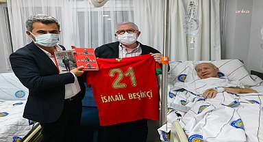 Amedspor Başkanı Nahit Eren'den İsmail Beşikçi'ye ziyaret