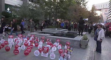 Ankara'da CHP’li kadınlardan “boş tencere