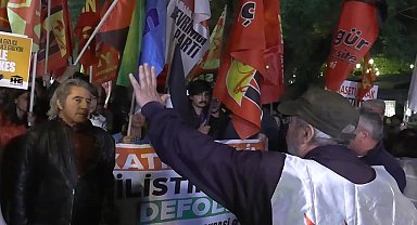 Ankara'da Filistin'e destek eylemine polis müdahalesinde çok sayıda kişi gözaltına alındı