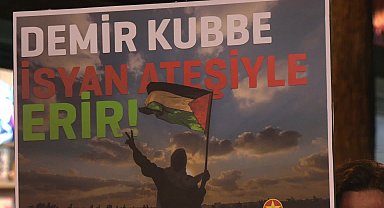 Ankara'da gençlerden Filistin'e destek eylemi