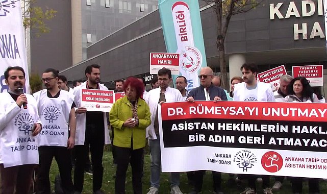 Ankara Tabip Odası, 4 yıl önce yaşamını yitiren Dr. Rümeysa Berin Şen'i andı
