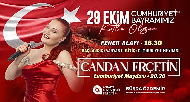 Antalya Büyükşehir Belediyesi, Cumhuriyet Bayramı'nı coşkuyla kutlamaya hazırlanıyor