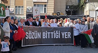 Artvin'de AK Parti Kadın Kolları’ndan Gazze için 